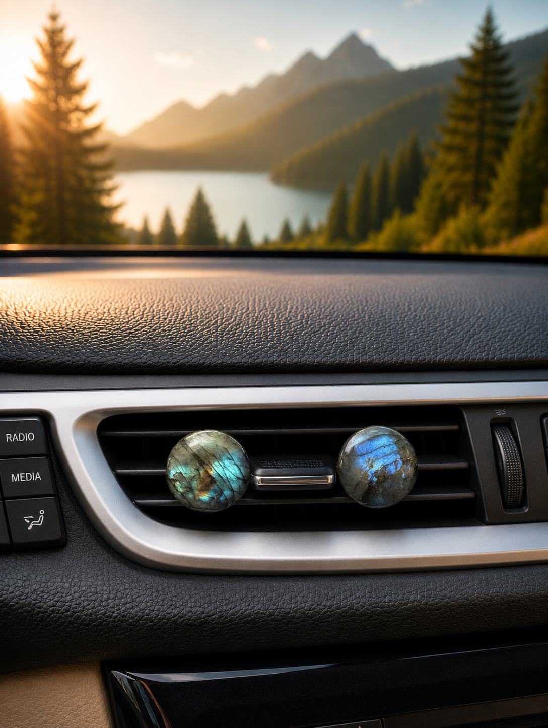 Bijoux de voiture en Labradorite 🩶