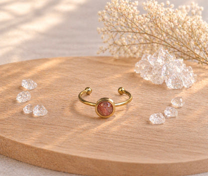 Bague Iris : Pierre de soleil
