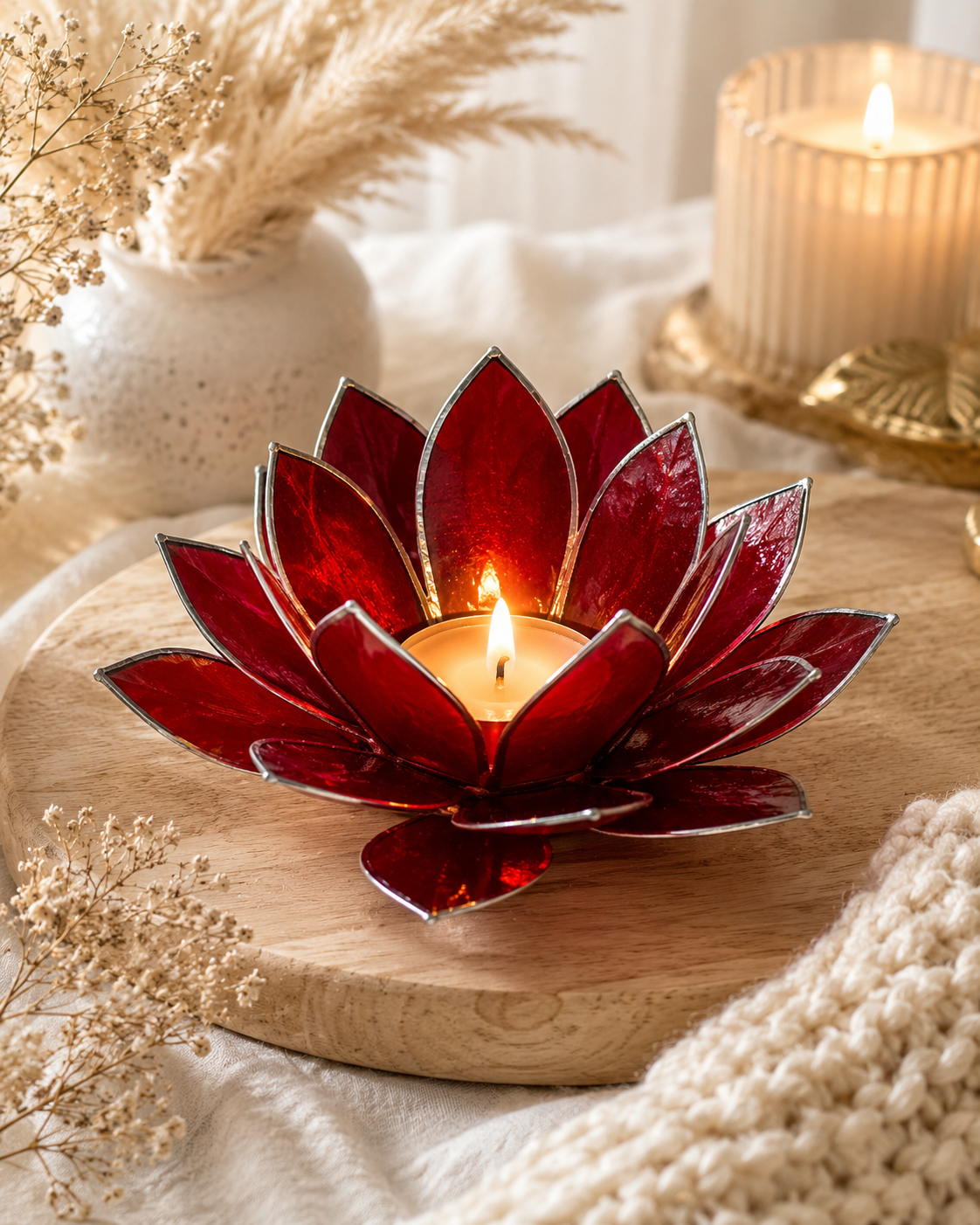 Lampe d’ambiance en capiz