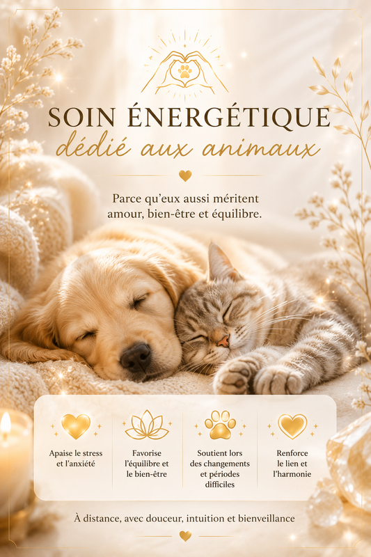Soin énergétique dédié aux animaux 💕