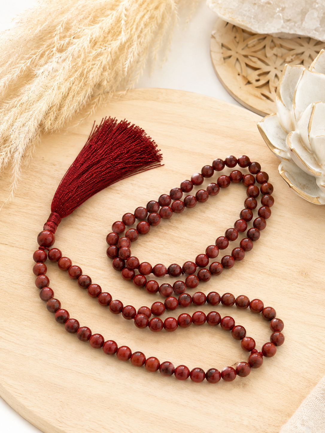 Mala en jaspe rouge ‼️ pour toute commande de plus de 25 euros