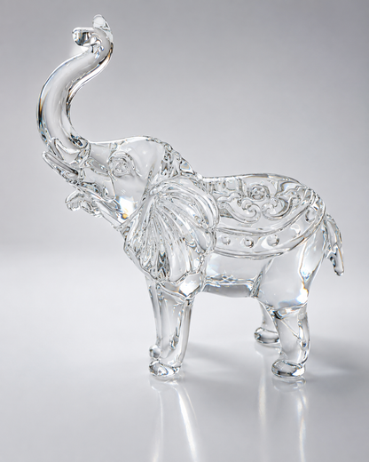 Éléphant en cristal