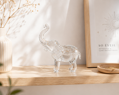 Éléphant en cristal