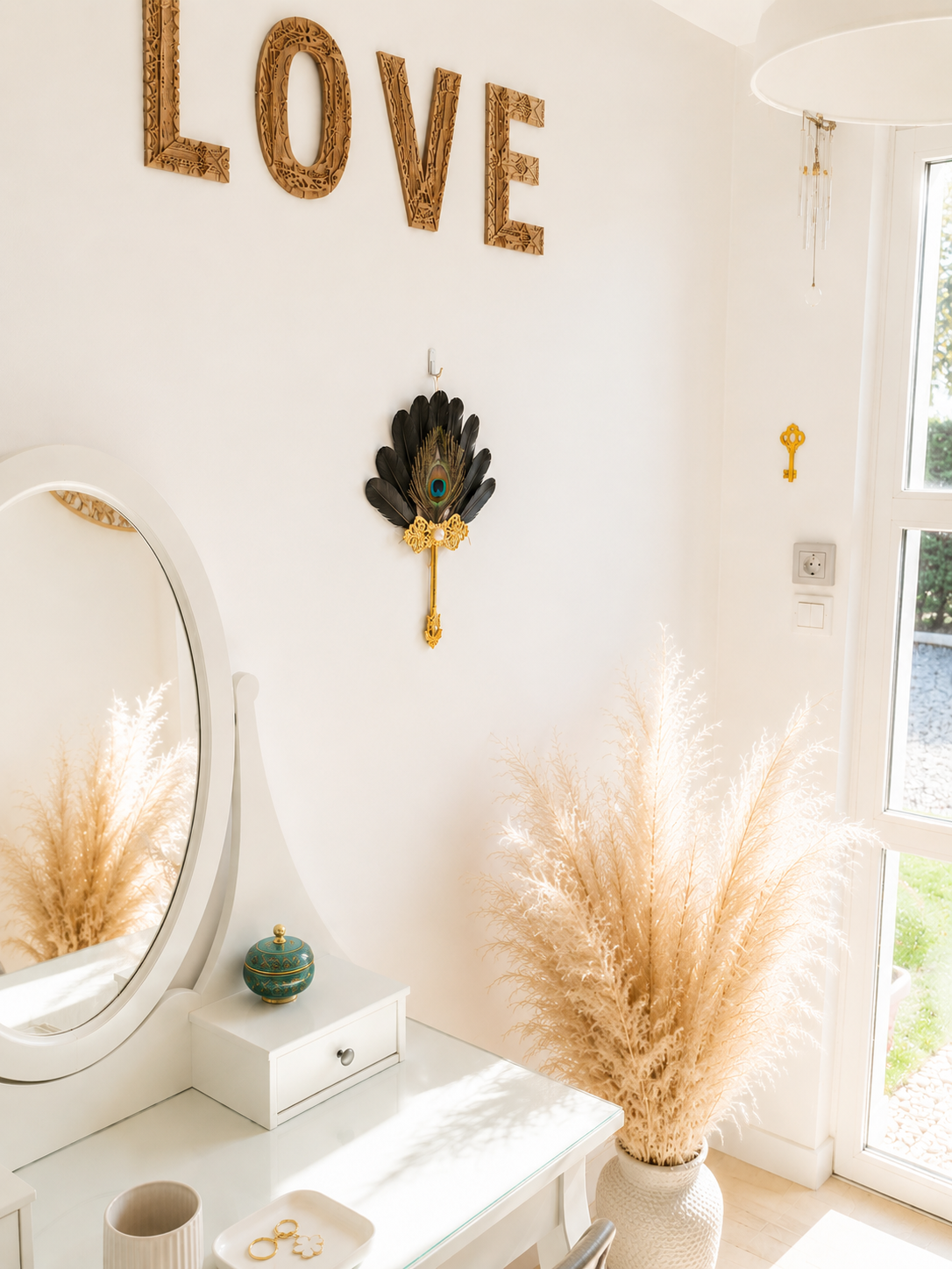 Plume de Paon d’Inde Protection et Harmonie du Foyer