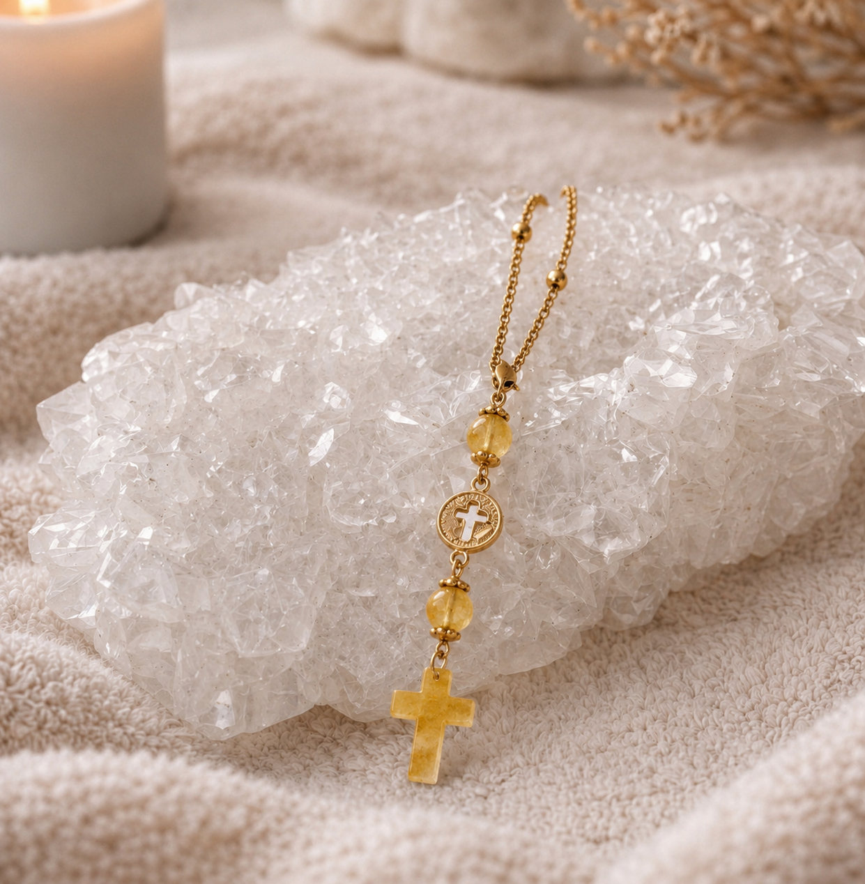 Amulette Porte-Bonheur Voiture  : citrine