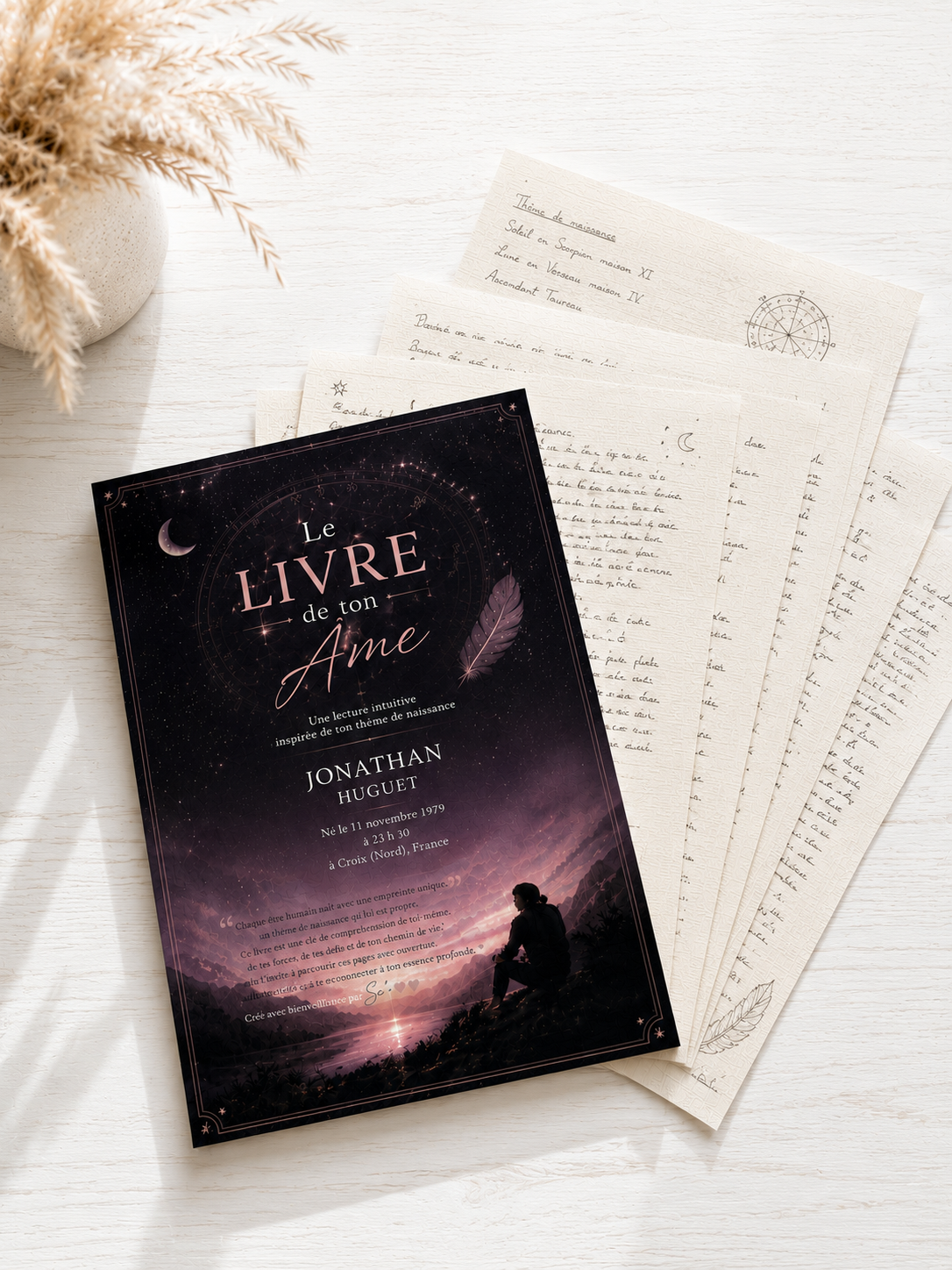 Le Livre de ton Âme ✨

Une lecture intuitive inspirée de ton thème de naissance. 🎁
