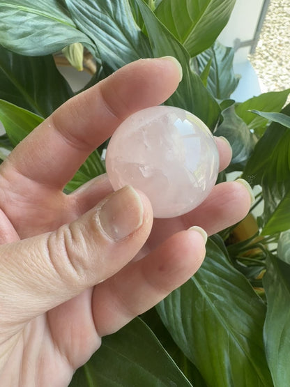 Sphère Feng shui en quartz rose 💕